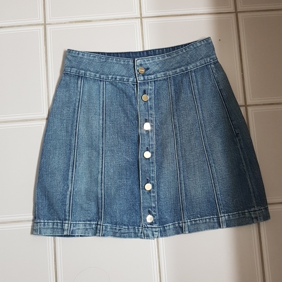Frame Le Panel Mini Skirt - Picture 4 of 7